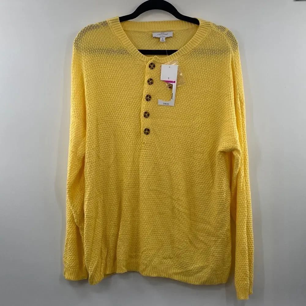 3FOR$20 New Directions Yellow Sweater Size: S